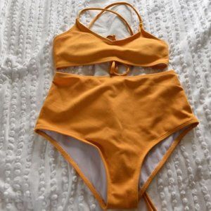 SHEIN bikini top and bottom